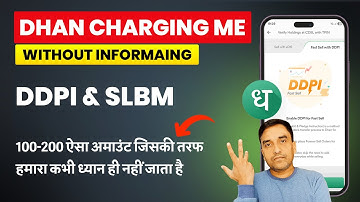 How to activate DDPI and SLBM in Dhan | Charges of DDPI and SLBM
