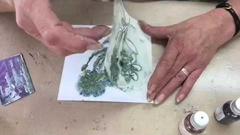 Using PaperArtsy Infusions with The Artistic Stamper