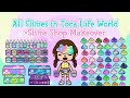 All Slimes in Toca Life World + Slime Shop Makeover | Toca Boca | NecoLawPie