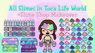 All Slimes in Toca Life World + Slime Shop Makeover | Toca Boca | NecoLawPie screenshot 4