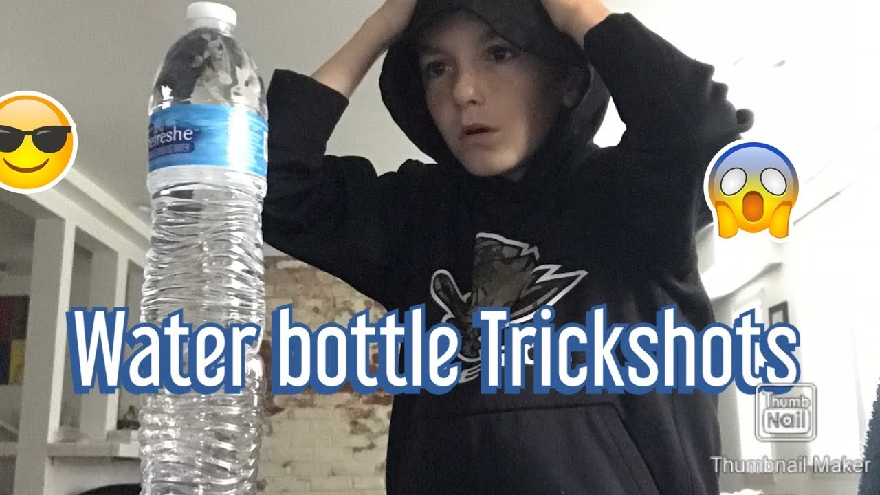 Water bottle flip trick shots part 3! YouTube