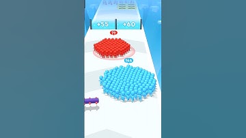 Blue vs Red Army Challenge 😎 #shorts #countmaster