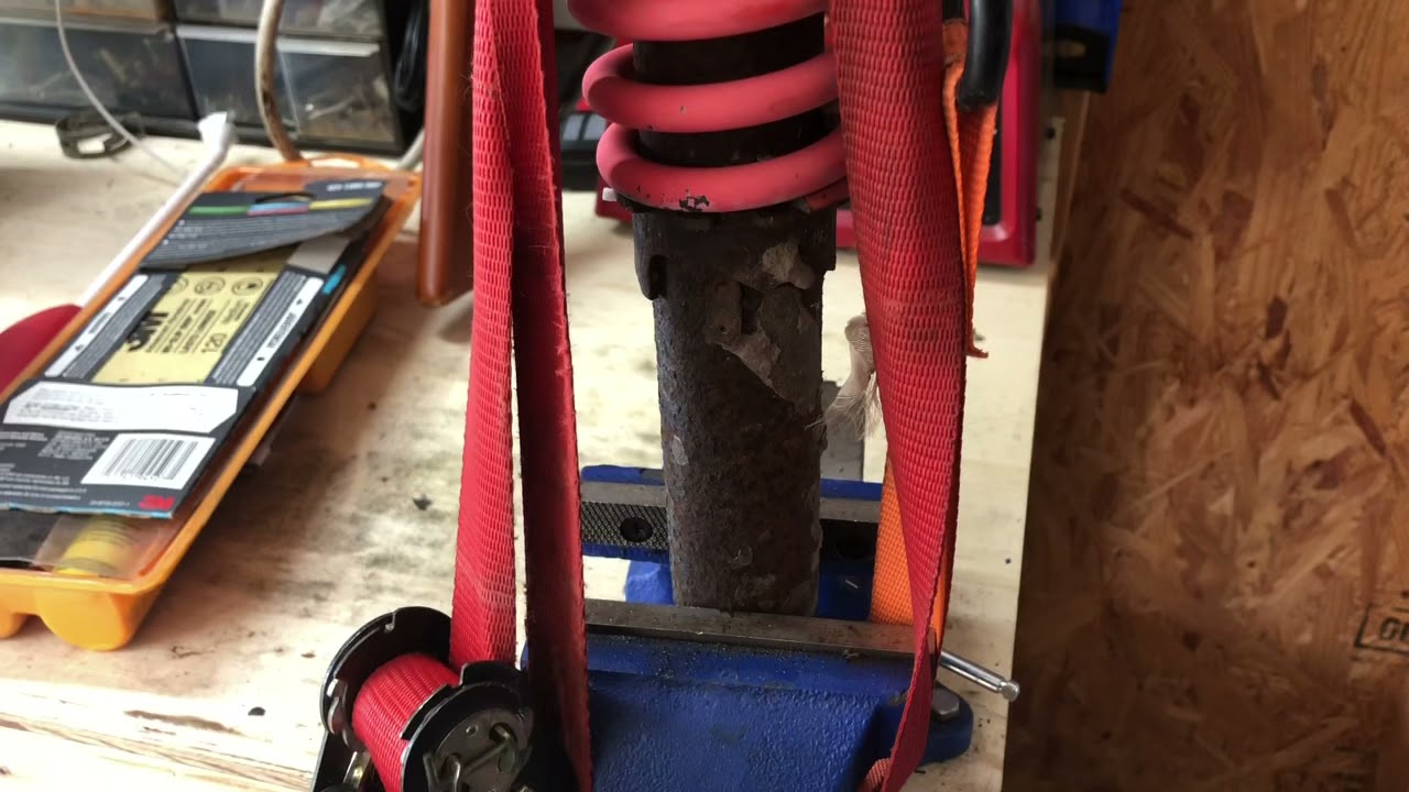 How to disassemble an atv shock absorber YouTube