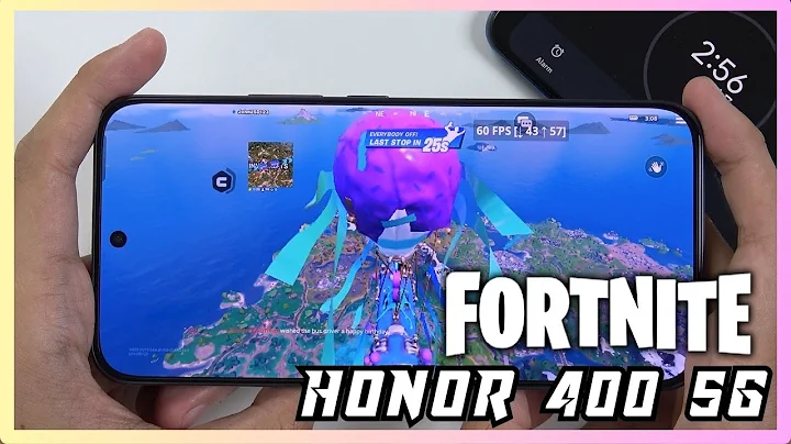 Honor 400 Fortnite Mobile Gaming test | Snapdragon 7 Gen 3, 120Hz Display