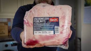 I wouldn't recommend this UK supermarket pork butt