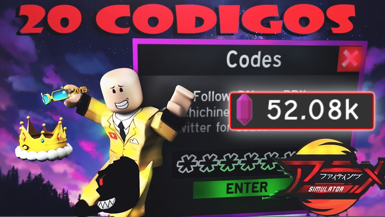 SUPER CODIGO DE ANIME FIGHTING SIMULATOR CODES ROBLOX *MILLON* DE LIKES * FIGHTING PASS SEASON 4* 