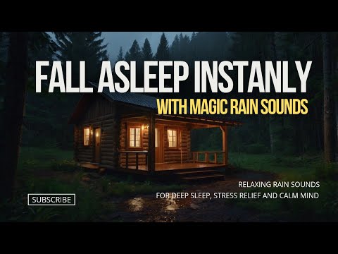 Gentle Rain for Sleep | Relaxing Rain Ambience to Calm Your Mind (Dark Screen)