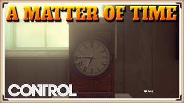 Control A Matter Of Time Side Mission (Motel Clock Puzzle & Solution)