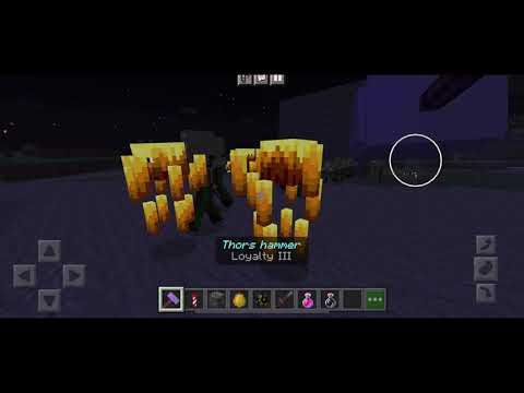 Playing Minecraft with the Thor mod in Minecraft #Minecraft