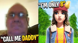 CATCHING A PREDATOR ON FORTNITE WITH A VOICE CHANGER...