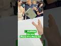 Flipping the new iPhone 17 &amp; iPhone Air 😳 📲 #appleevent #iphone #iphoneair #iphone17