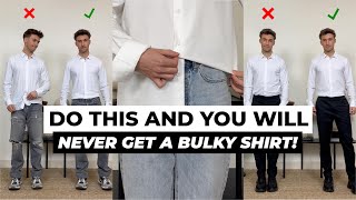 5 SECRETS To Keep Your Shirt Tucked In ALL DAY! 👔