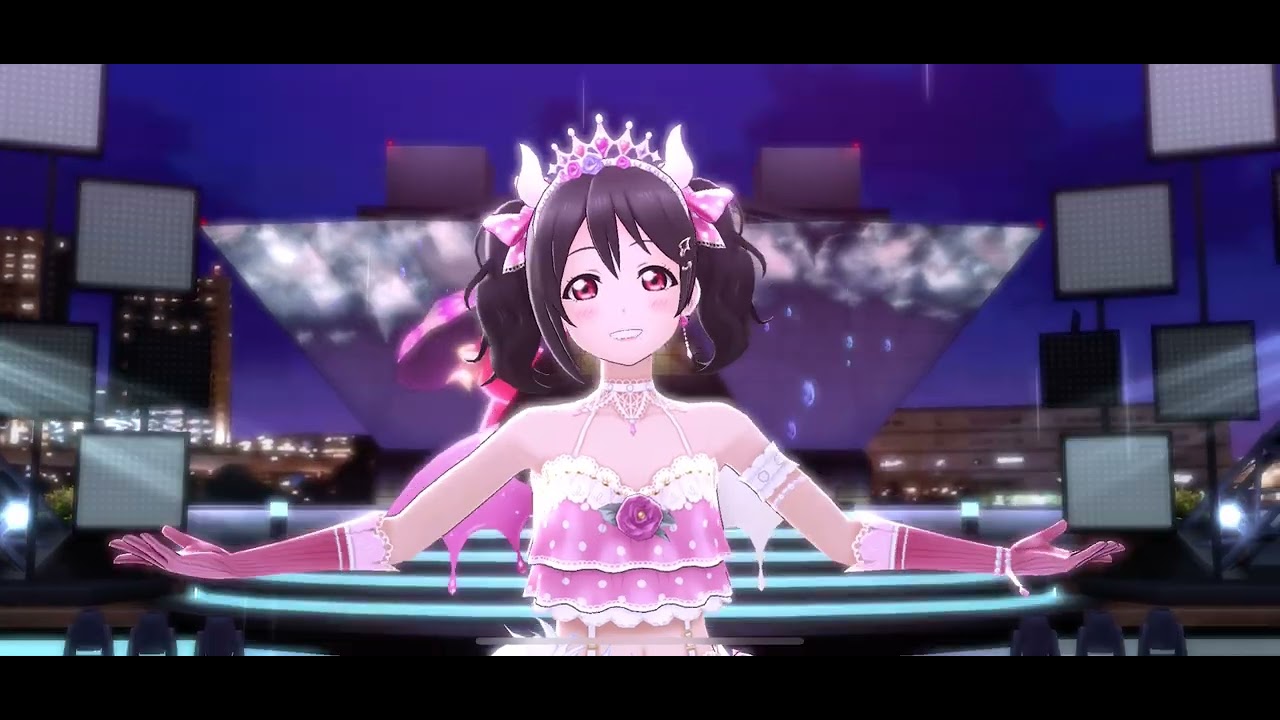 LLSIFAS] Say Good-By Namida MV: Nico Yazawa (My Sweet Devil: Pink