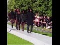 Several models trip and lose their shoes at Kanye West's Yeezy Season 4 Fashion Show
