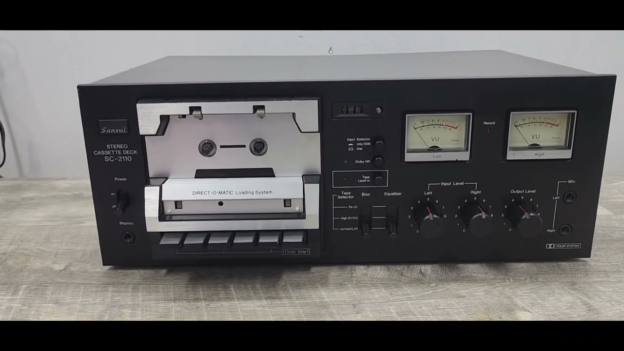 SANSUI STEREO CASSETTE DECK SC-1動作確認済み Sansui SC-1