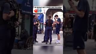 Ce Soldat À Date Une Policière Dans La Rue