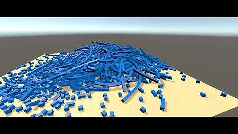 Building demolition experiment #8 (Unity + Physics)