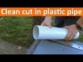 How to Cut PVC or ABS Pipe Straight