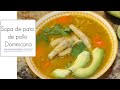 Rica sopa de pata de pollo | Dominicana| Ros Emely