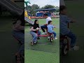 Adek gowes asik sepeda putar merah lucu roda empat bareng kakak #trendingshorts #trending