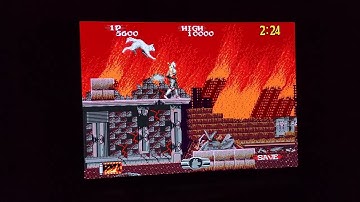 SEGA Genesis Mini 2 Shadow Dancer: The Secret of Shinobi on LG 55 Class C1 Series 4K OLED