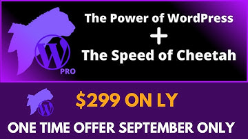 Cheetah for Wordpress plugin One Time Offer #shorts #youtubeshorts