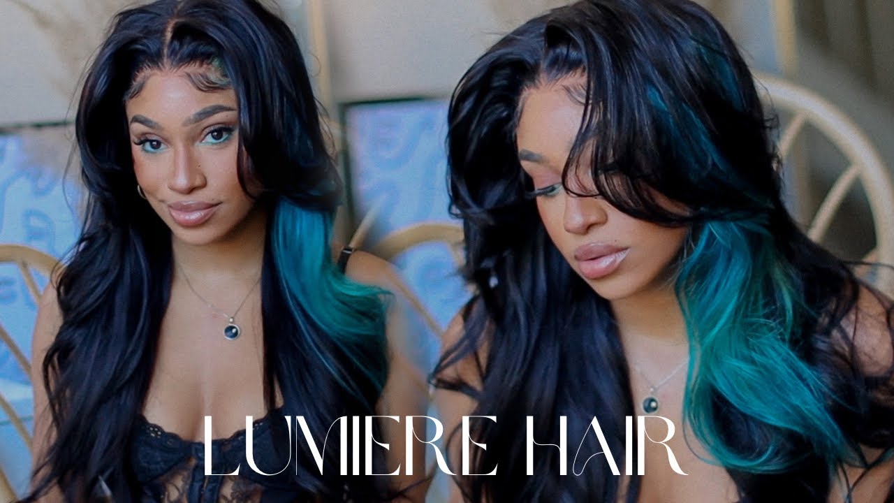 Skunk Stripe On Closure Wig | Lumiere Hair Wig Review - thptnganamst.edu.vn