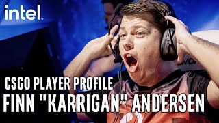 Traces of Finn "Karrigan" Andersen Player Profile | Intel Gaming