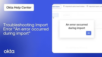 How to fix Salesforce / PagerDuty Import Error - An error occurred during import | Okta Support