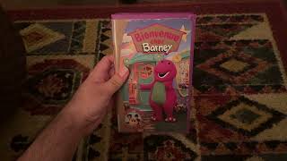 Come On Over To Barney’s House 2002 French Canadian VHS Side Label 814