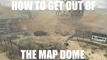 Cod Modern Warfare 3 - How To Get Out Of The Map Dome