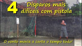 Pistola Beeman P17 e os 4 disparos mais difíceis!