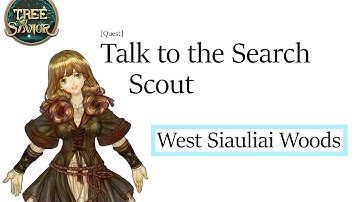 Tree of Savior - Talk to the Search Scout [Quest]