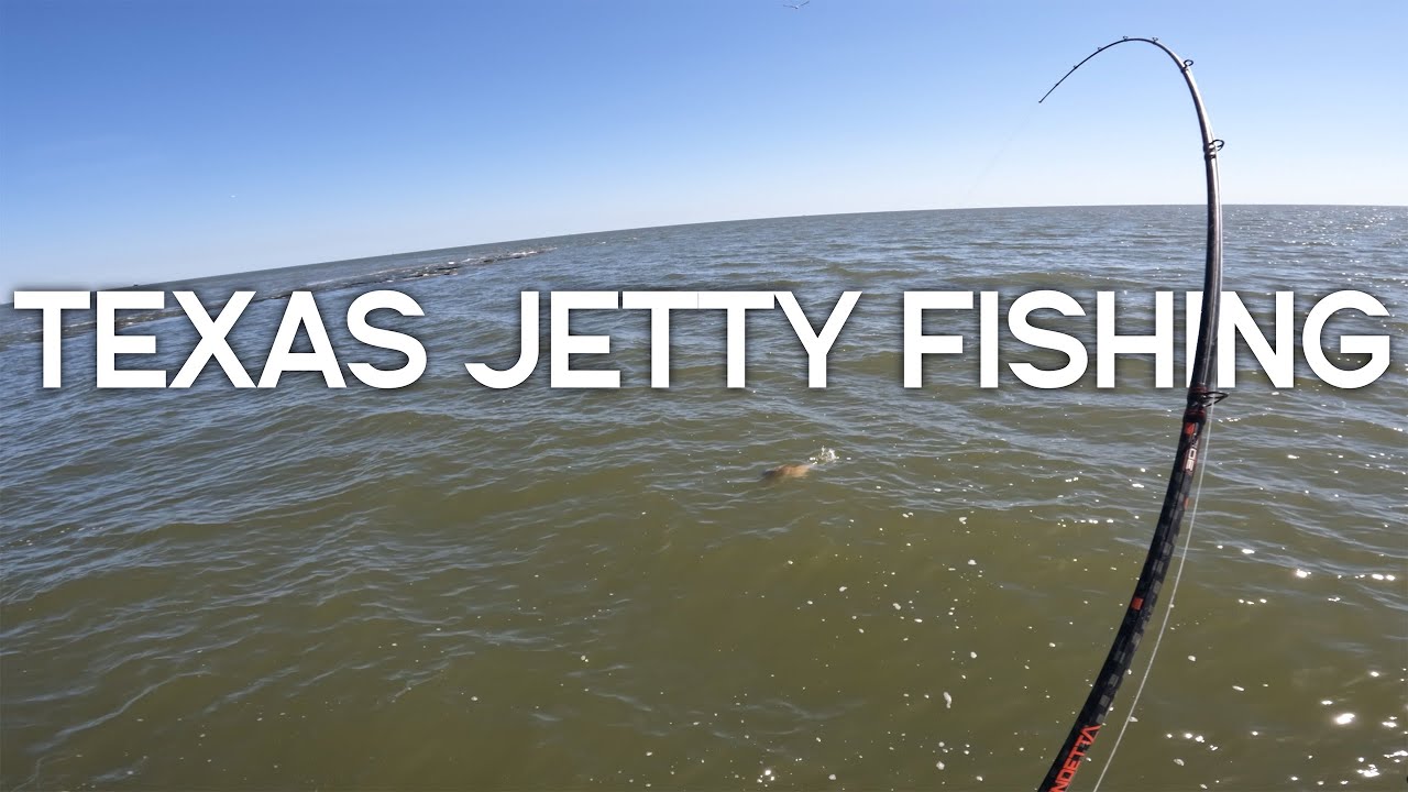 Texas Jetty Fish You can't fish this Texas JETTY from land | Catch and Cook - YouTube