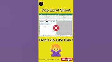 Do like this Tip1   Copy Excel Sheet #shorts