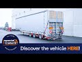 MAX Trailer - MAX100 semi trailer w/ 3 axles, double hydraulics ramps &amp; curtainsider superstructure