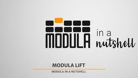 Modula Lift: Spara 90 % golvyta med den smarta VLM | Modula in a Nutshell (SV)