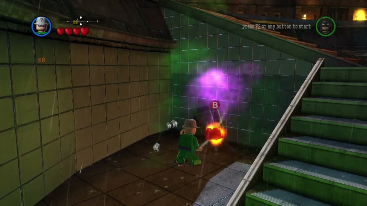 LEGO Batman 2 DC Super Heroes - Red Brick - Character Studs