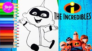 Los Increíbles 2, Disney Pixar- Cómo Dibujar A Jack Jack - How To Draw Jack Jack