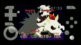 Godzilla And Slenderzilla Vs Giga Bowser And Master Hand