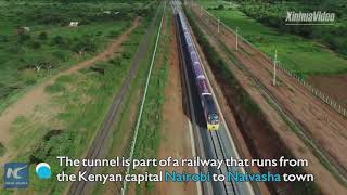 Longest in East Africa! Chinese engineers drill railway tunnel in Kenya