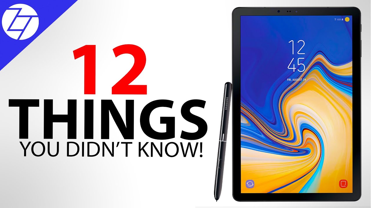 NEW Samsung Galaxy Tab S4 - 12 Things You Didn't Know! - YouTube