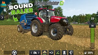 ROUND BALES Coming to Farming Simulator 26 Mobile! screenshot 1
