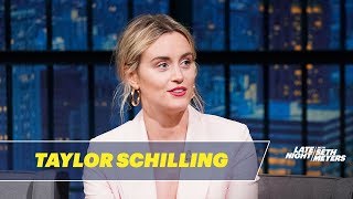 Taylor Schilling's French Bulldog Can Talk