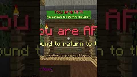 The SECRET of the hypixel afk lobby.....