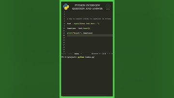 Convert String to Lowercase in Python in 10 Seconds! #shorts #python 🐍 #PythonShorts