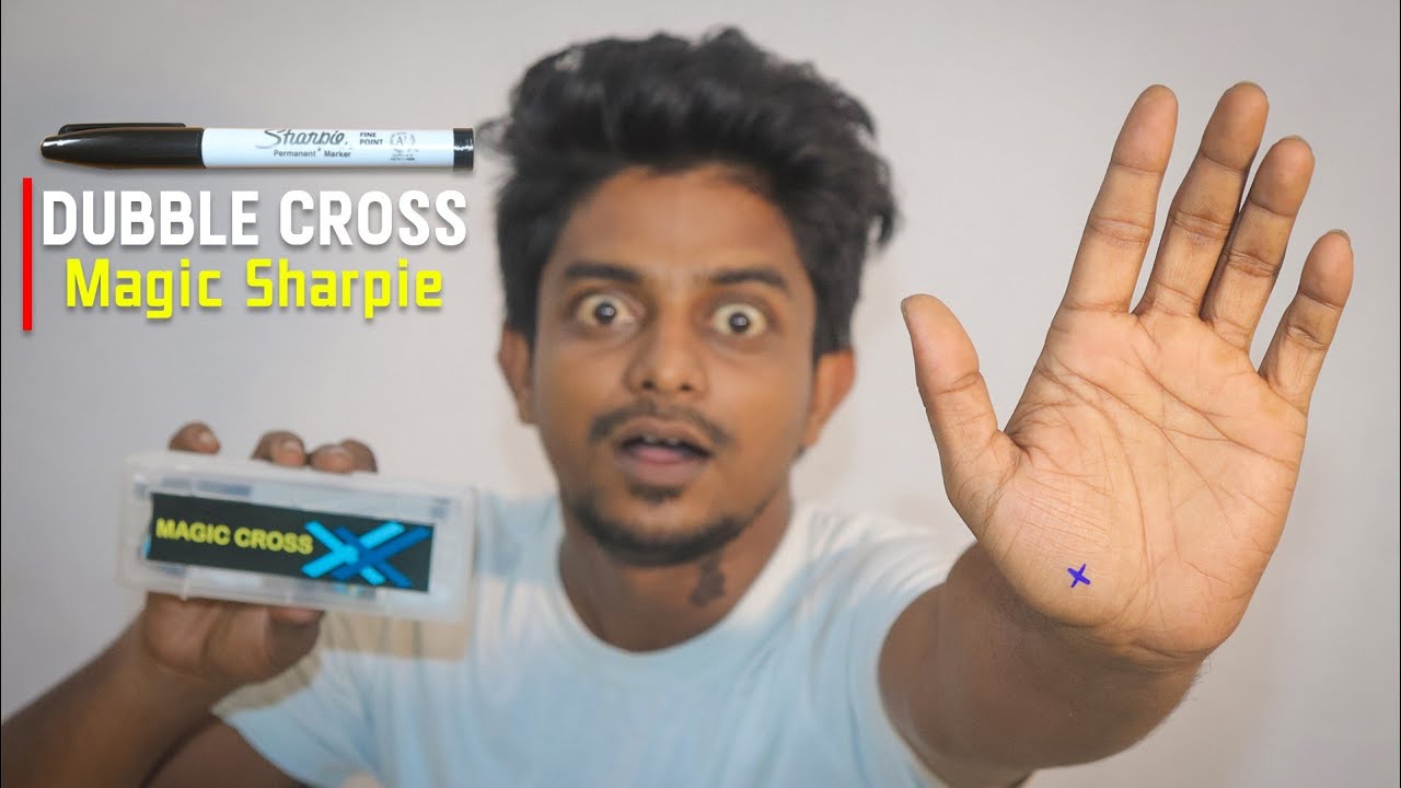 Double Cross Pen Magic Pencil Pen Magic Trick In Hindi By Tutorial