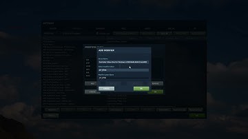 How to create modifiers in DCS