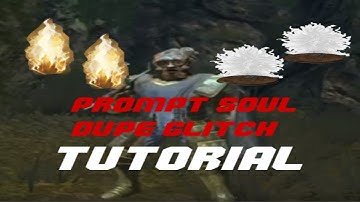 Dark Souls Remastered: Prompt/Soul Duplication Glitch Tutorial