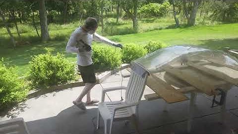 Vans RV 7 HINT Video Canopy Glass Big Cut